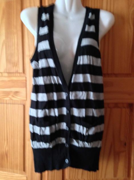 Fishbone Cardigan, Weste, Strickjacke Gr S