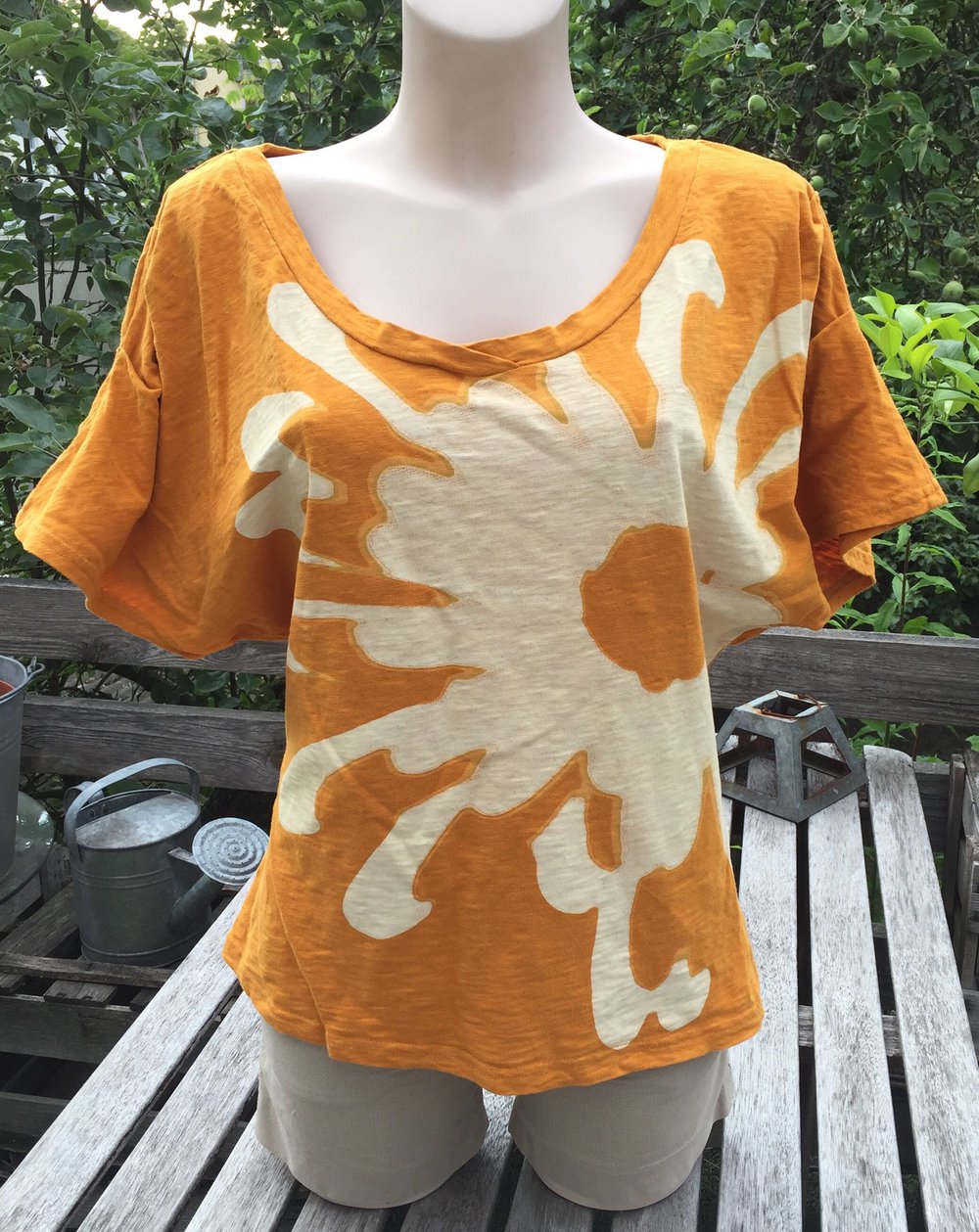 VERO MODA Oversize T-SHIRT •Helen Top• curry Gr. M