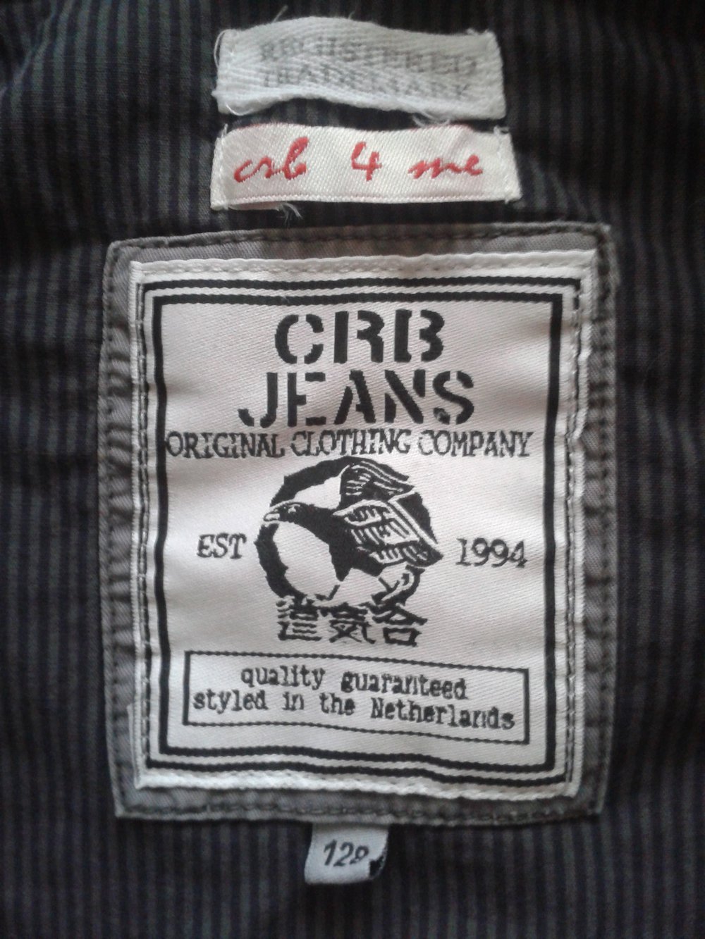 Sehr schöne CRB Jacke Gr. 128