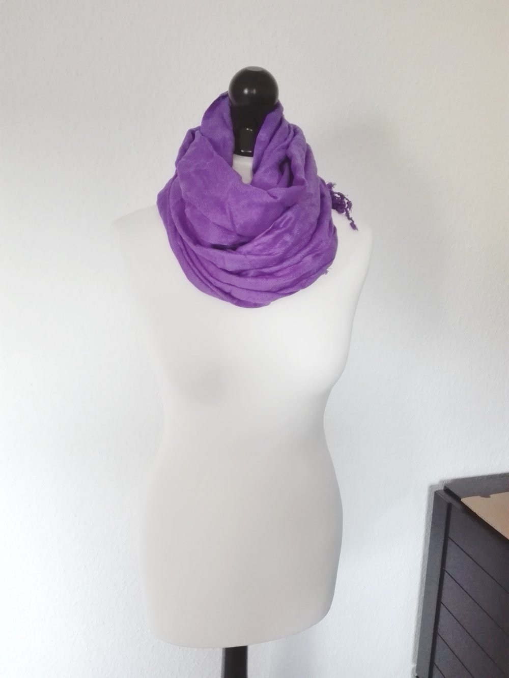 Lavendel lilaner Schal