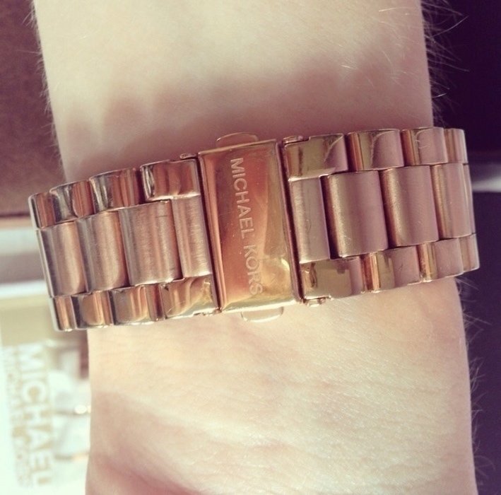 Michael kors Uhr Armbanduhr rosegold Gold Kupfer Rose römisches ziffernblatt Edelstahl mk5503 ovp