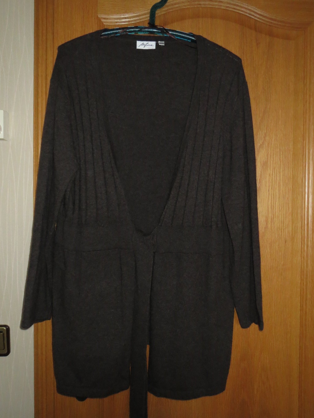 Cardigan, Strickjacke, Gr.44/46, braun