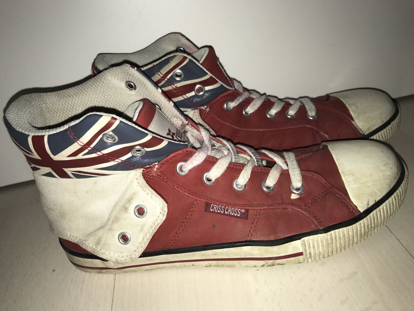 Criss Cross hoheschuhe mit England Style