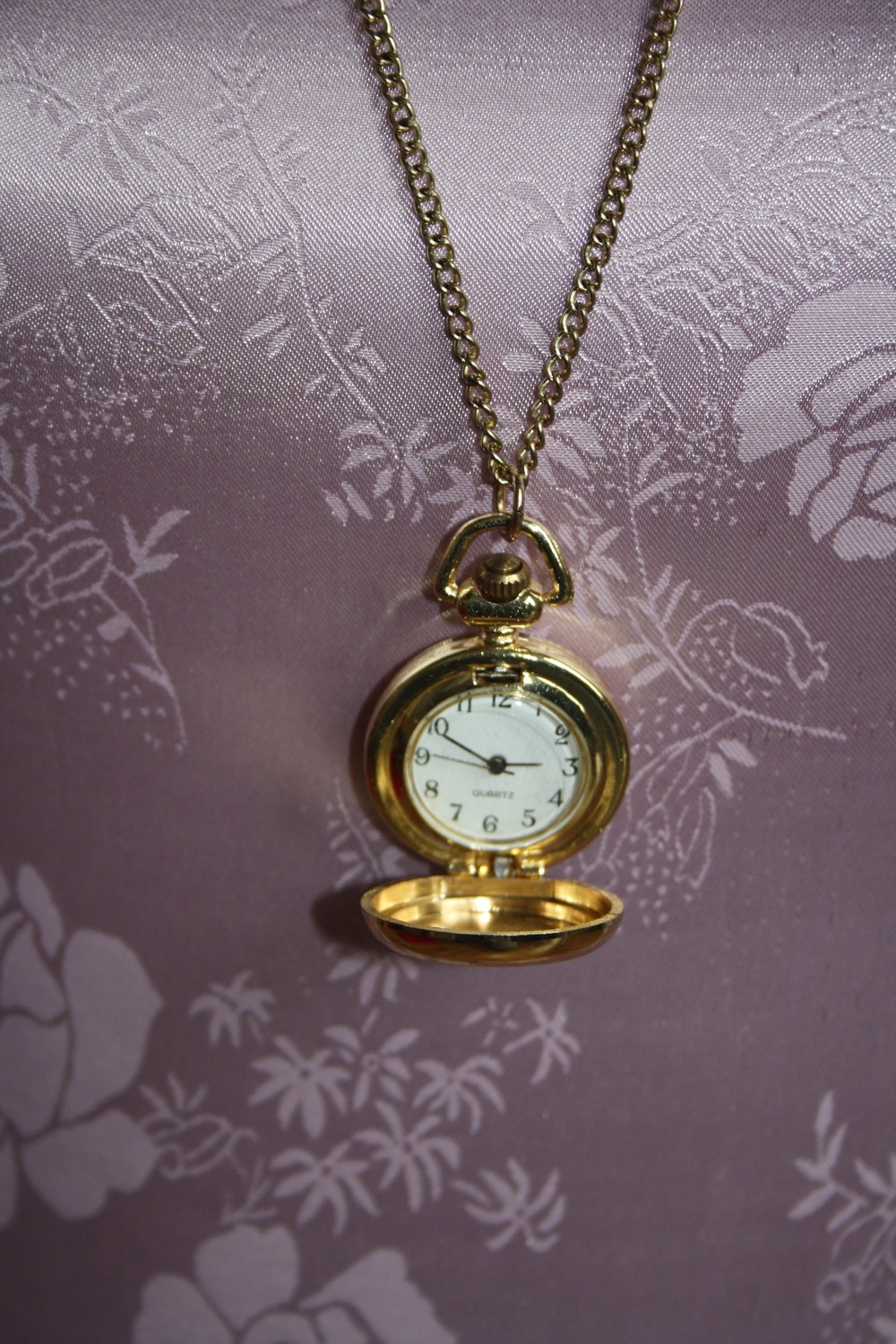 * lange Kette gold Taschenuhr Uhr vintage