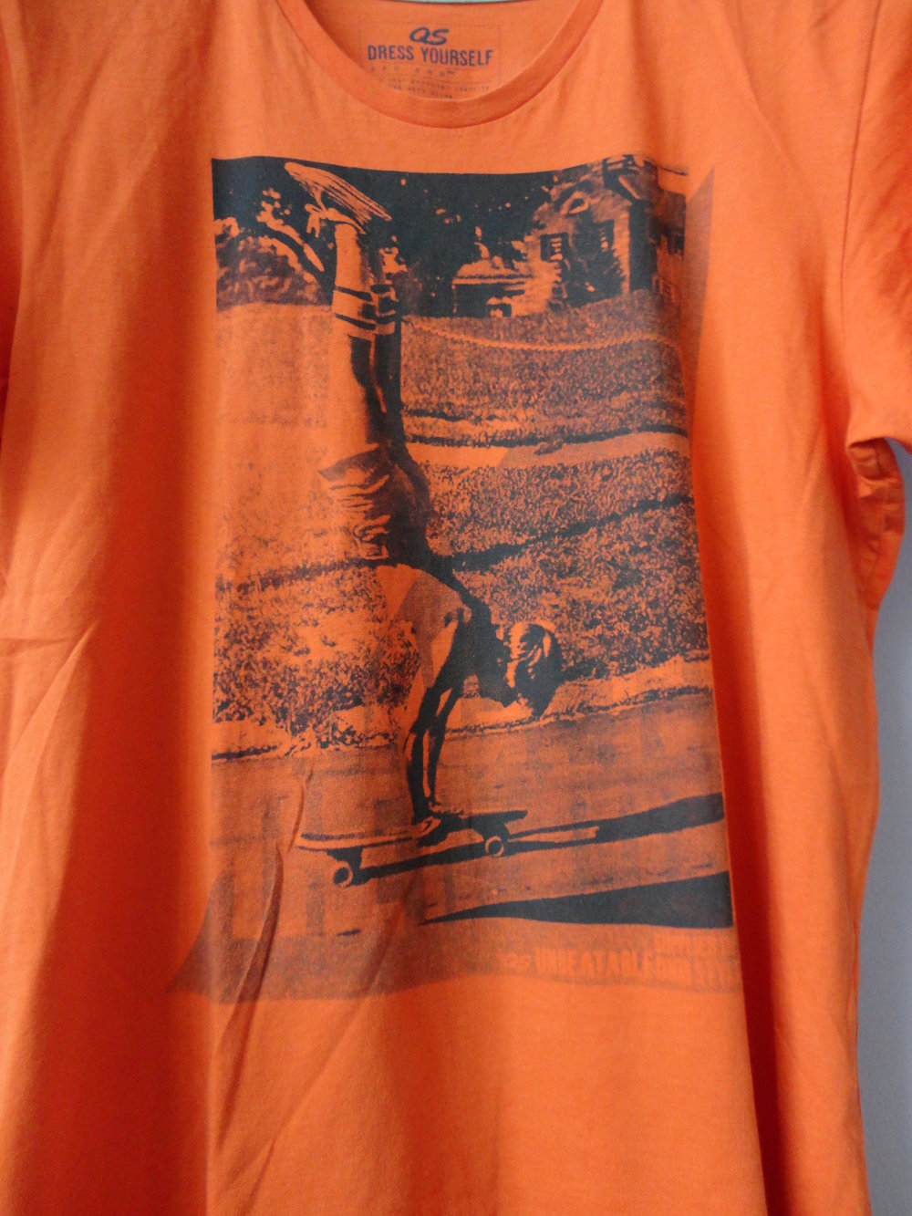 T-Shirt Shirt Print s.Oliver orange Sommer