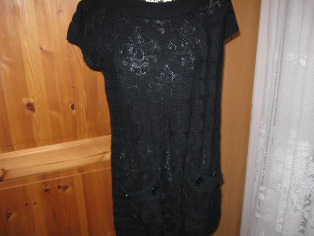 *** Neuer Stricküberzieher mit kleinen Taschen ***