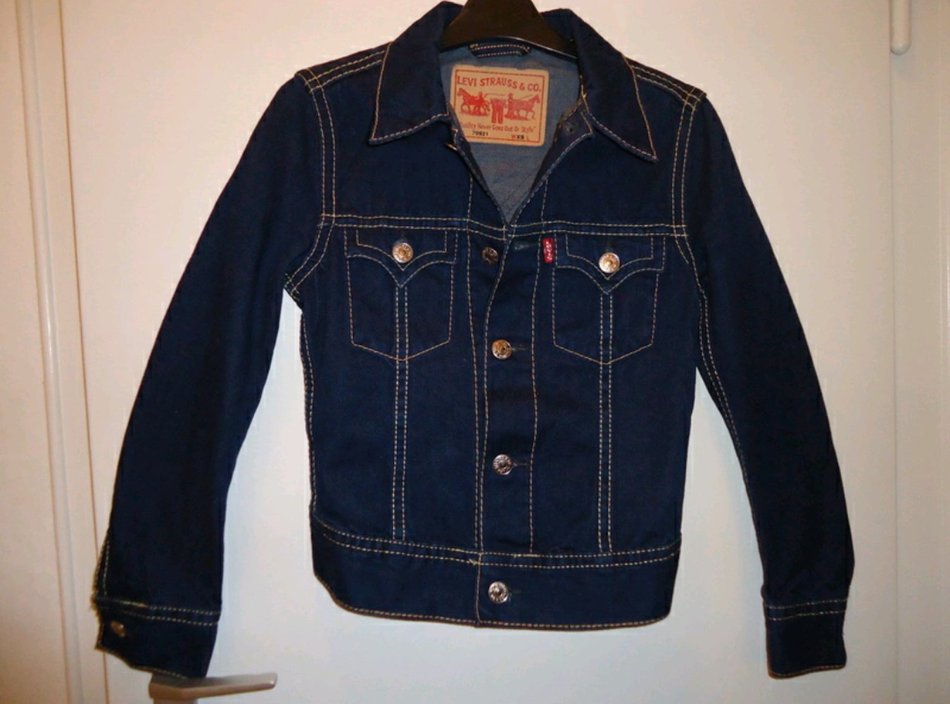 Levi's Typ 1 Jeansjacke Gr. 34 XS neu dunkelblau