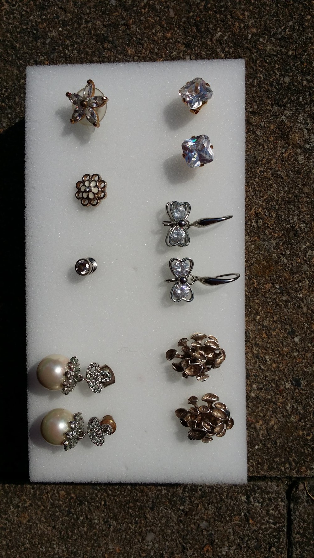 Ohrstecker und Ohrringe - diverse - gebraucht