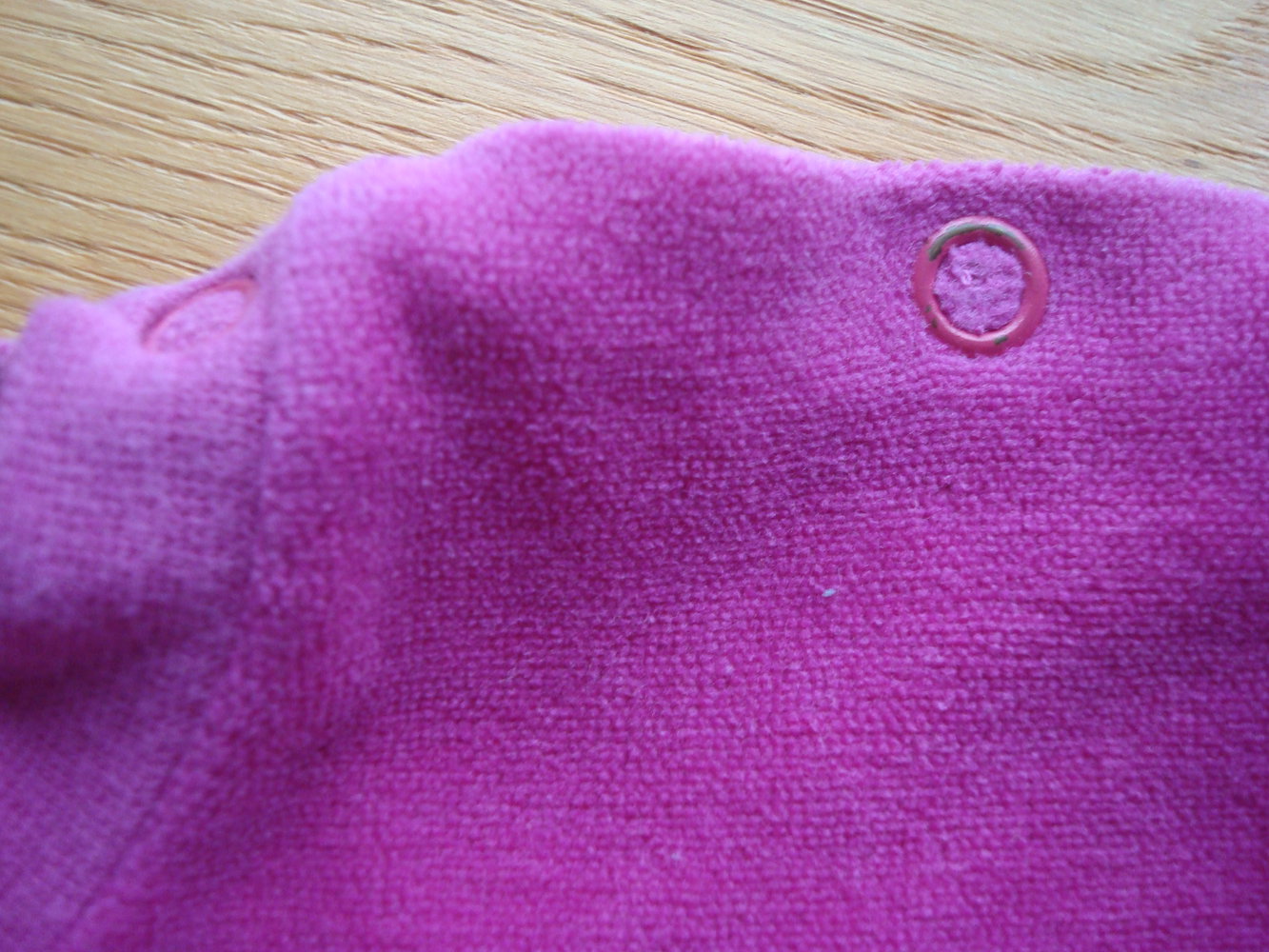 kuscheliger Pullover aus Samt Gr. 80