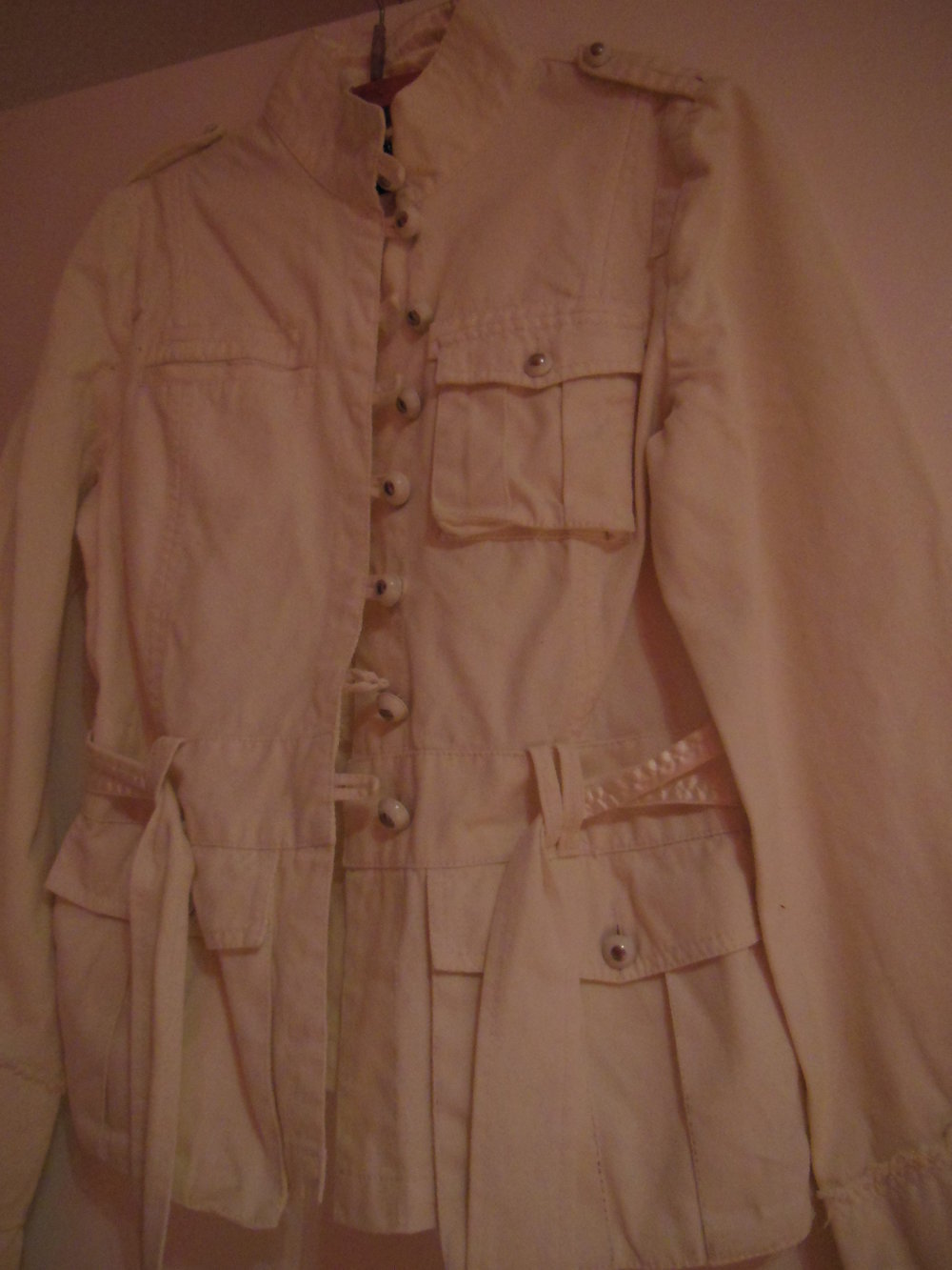 Weiße Sommer Jacke Größe M / S