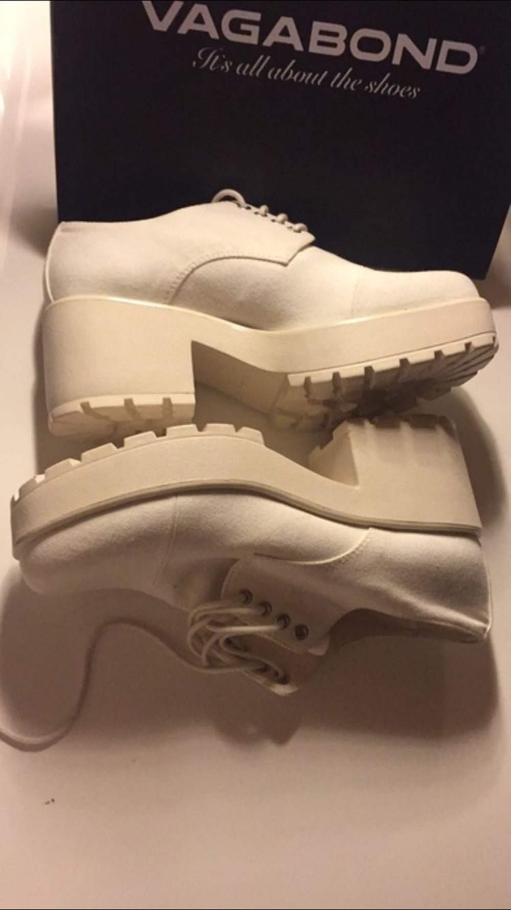 Vagabond Plateau Schuhe weiß dioon shoe 