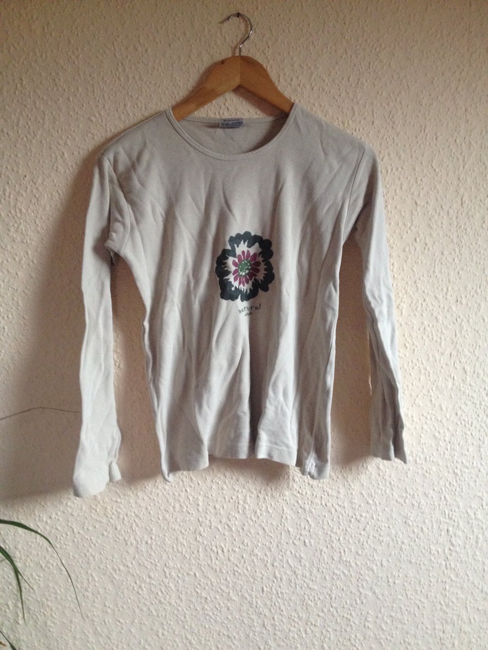 Langarmshirt mit Blume