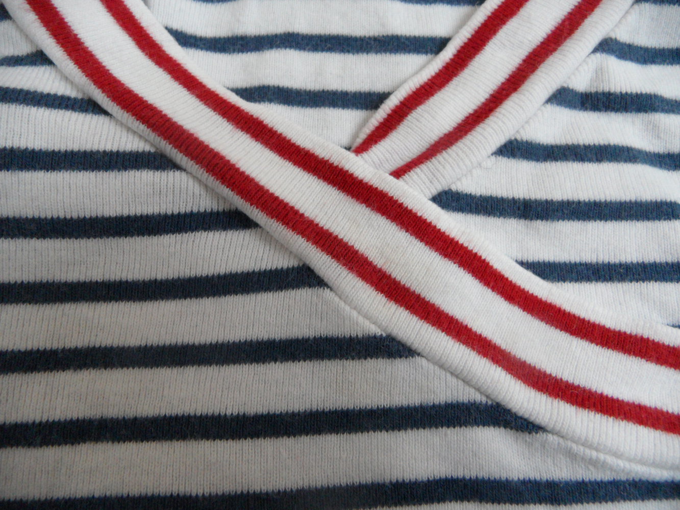 Sergent Major süßes Langarmshirt Wickeloptik Gr. 80/86