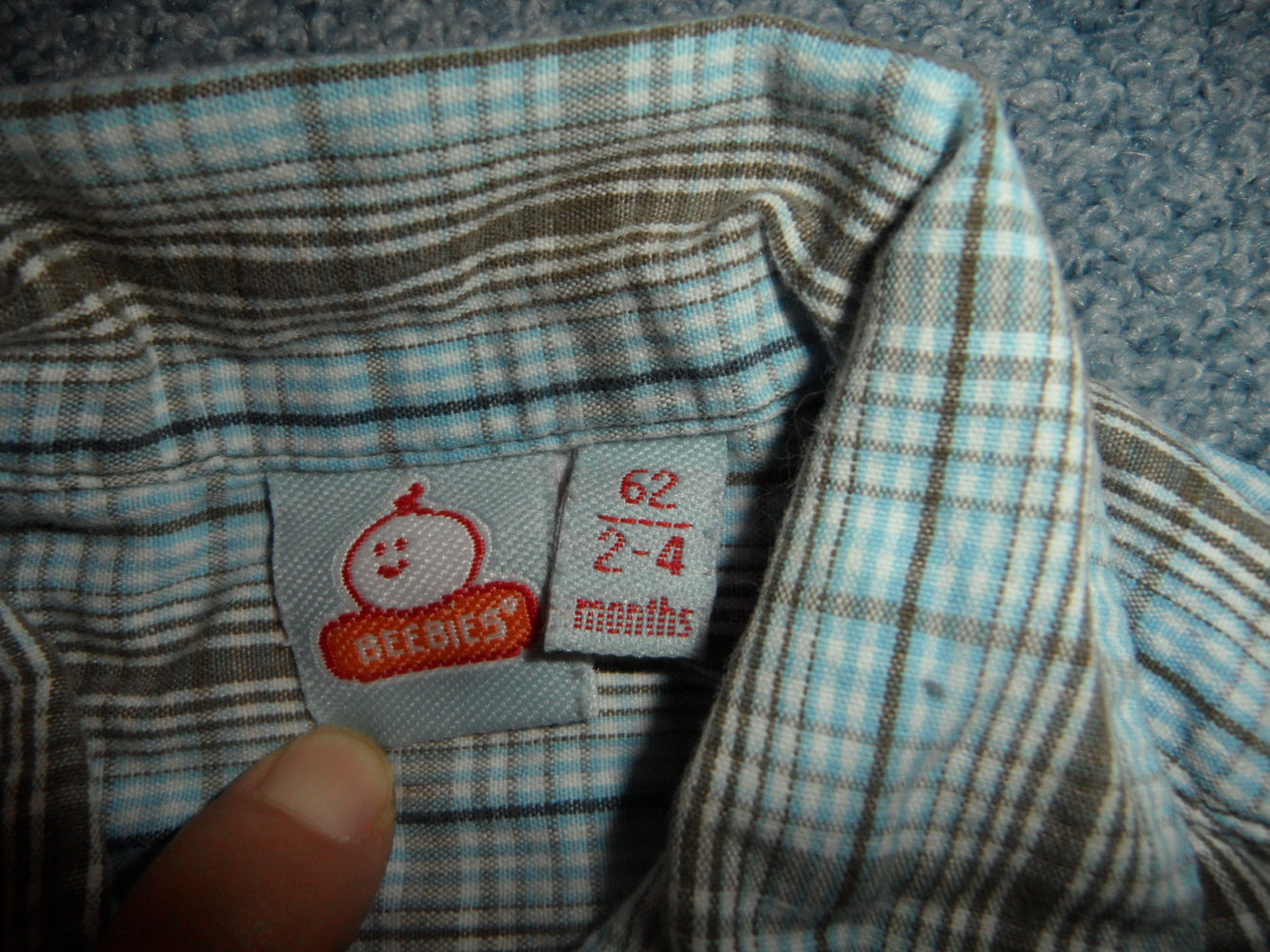 kariertes Hemd Gr. 62 P&C