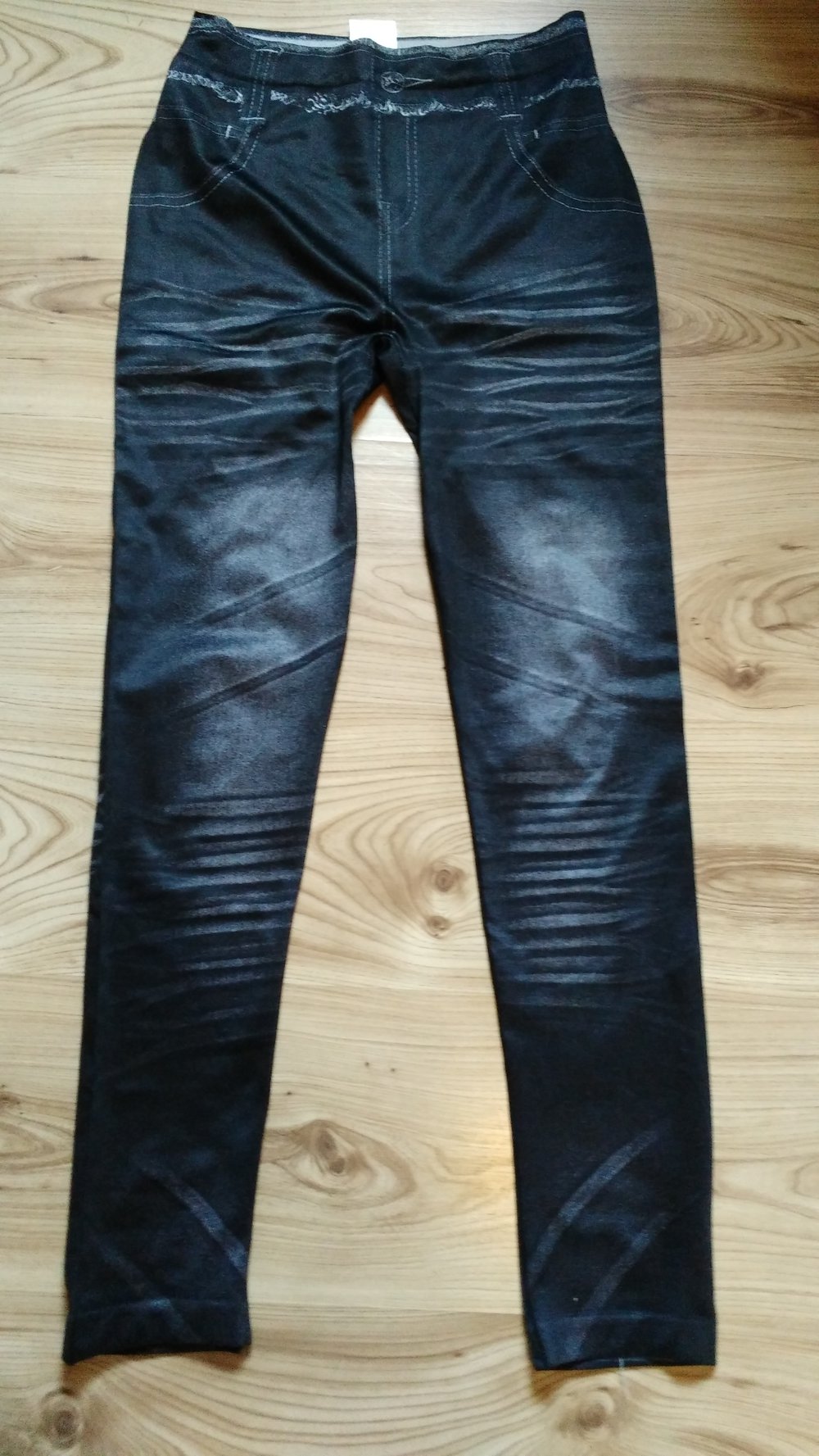 elastische Jeggings in Jeanslook