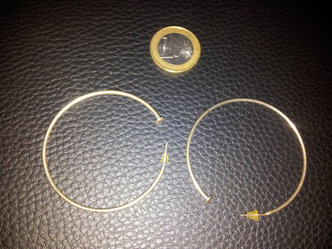 Modeschmuck Ohrringe Stecker Creolen silber