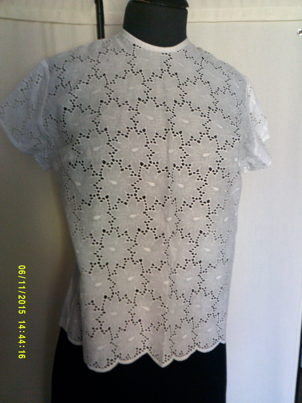 Spitzenbluse