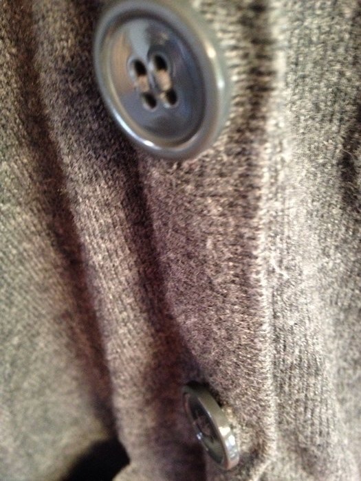 Longcardigan in grau