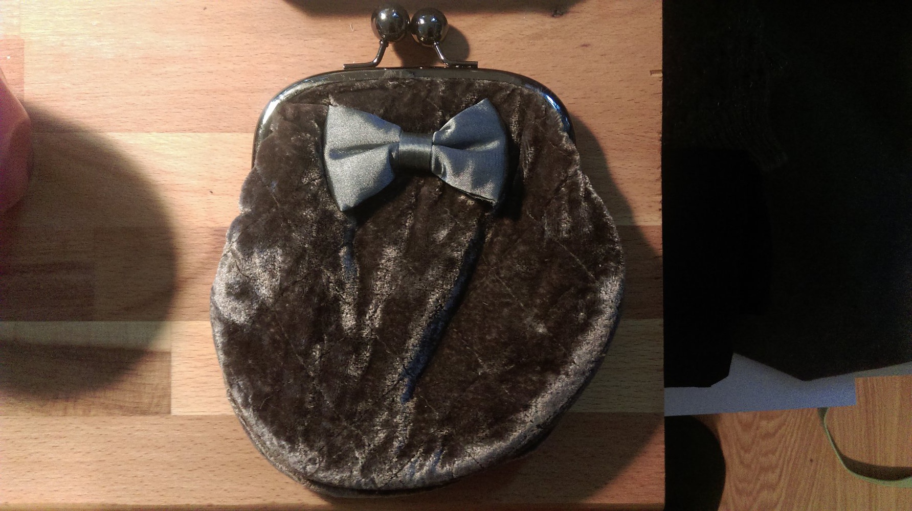 Clutch Tasche Geldbörse Kosmetiktasche Lisbeth Dahl Samt