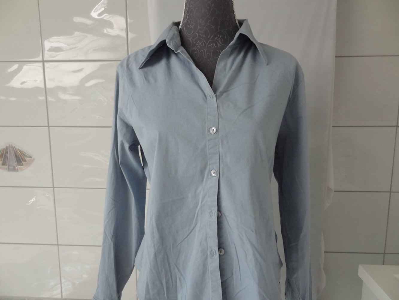 Hellblaue/ türkise Bluse von Vero Moda 36/38