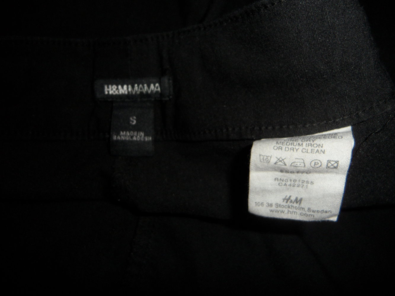 Umstandshose schwarz Gr. S