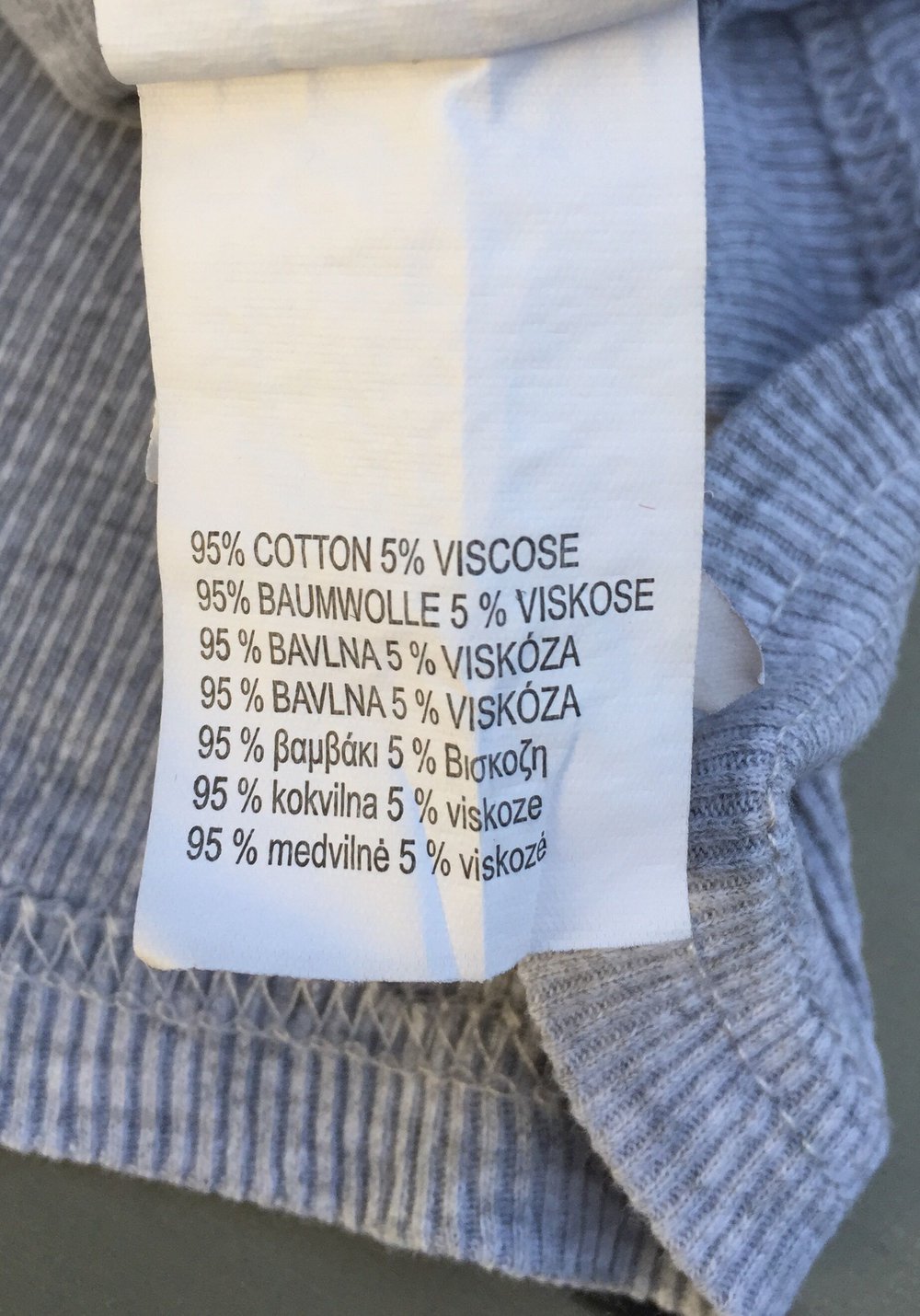 HAILYS Rippshirt TANKTOP grau Gr. XS