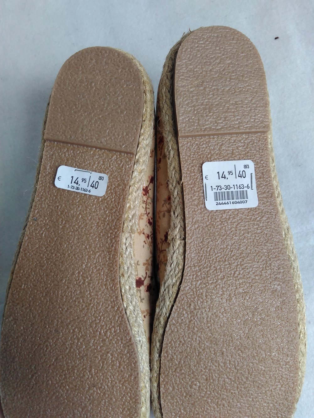 Ballerinas mit Blümchenmuster