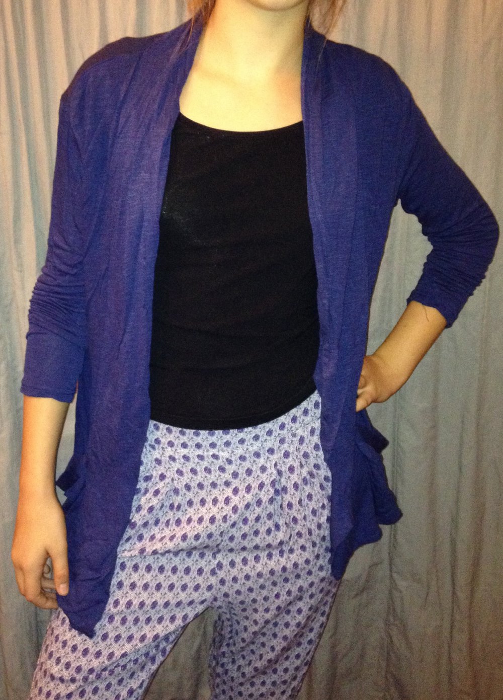 H&M Jäckchen CARDIGAN blau Gr. S