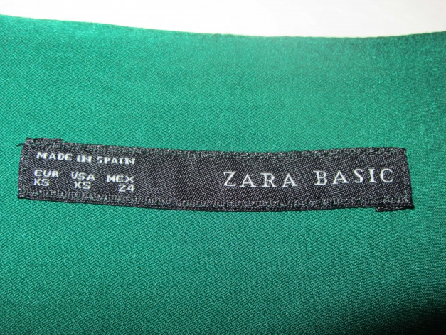 Smaragdgrüne Zara Bluse