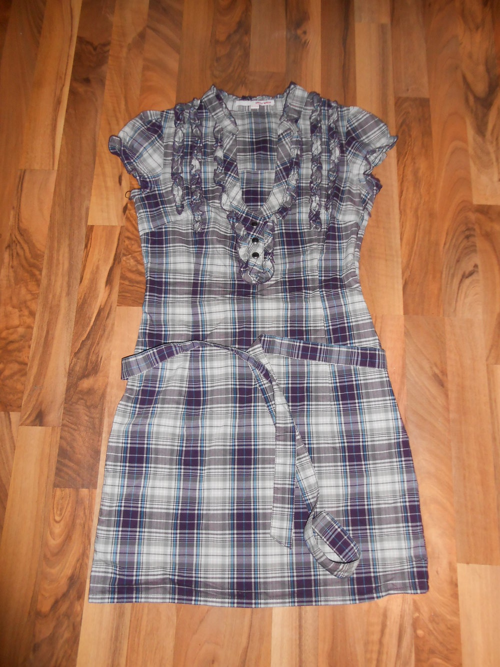 Kleid Tally Weijl XS lila weiß