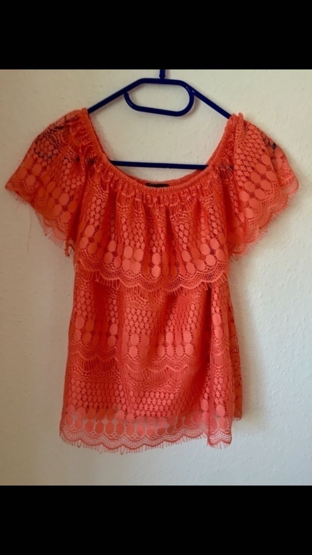 Lachsfarbenes / Oranges Shirt von Zara, neu 
