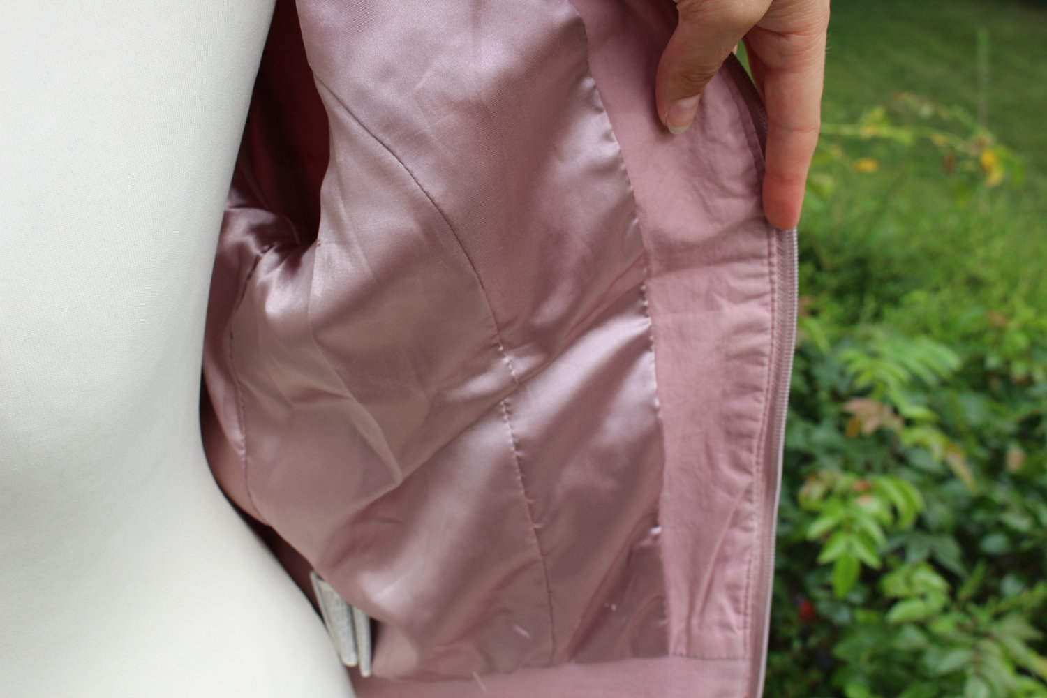 fliederfarbene übergangs Jacke