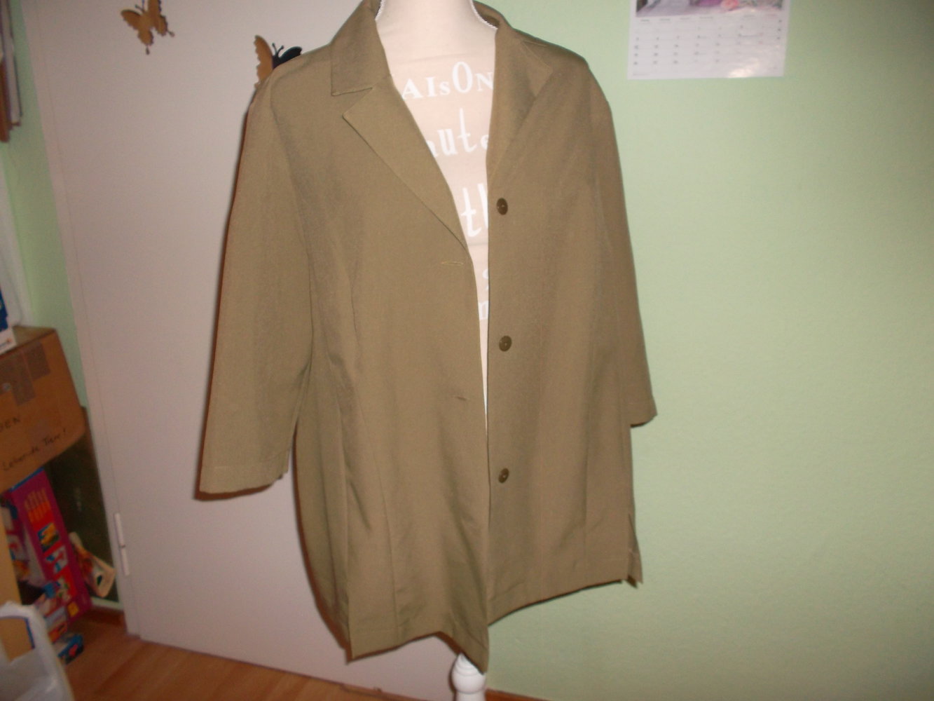 damenblazer/bluse,kahki,gr.48