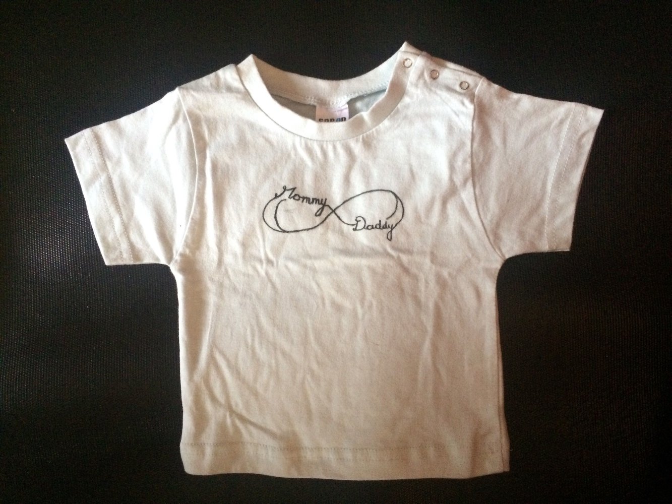 Baby / Kinder T-Shirt gelb Fashion Blogger Forever / Endless, liegende 8 / Family / Mum / Dad / Selfmade DIY Gr. 80 neu