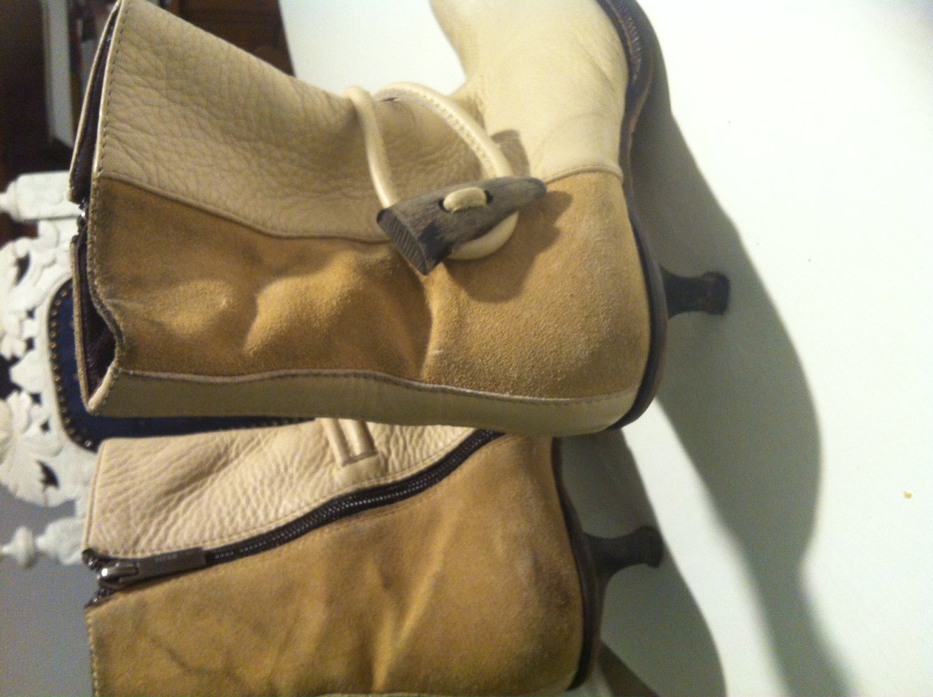 COCCINELLE Stiefel,Stiefeletten-Leder-Gr.7,5-Gr.41