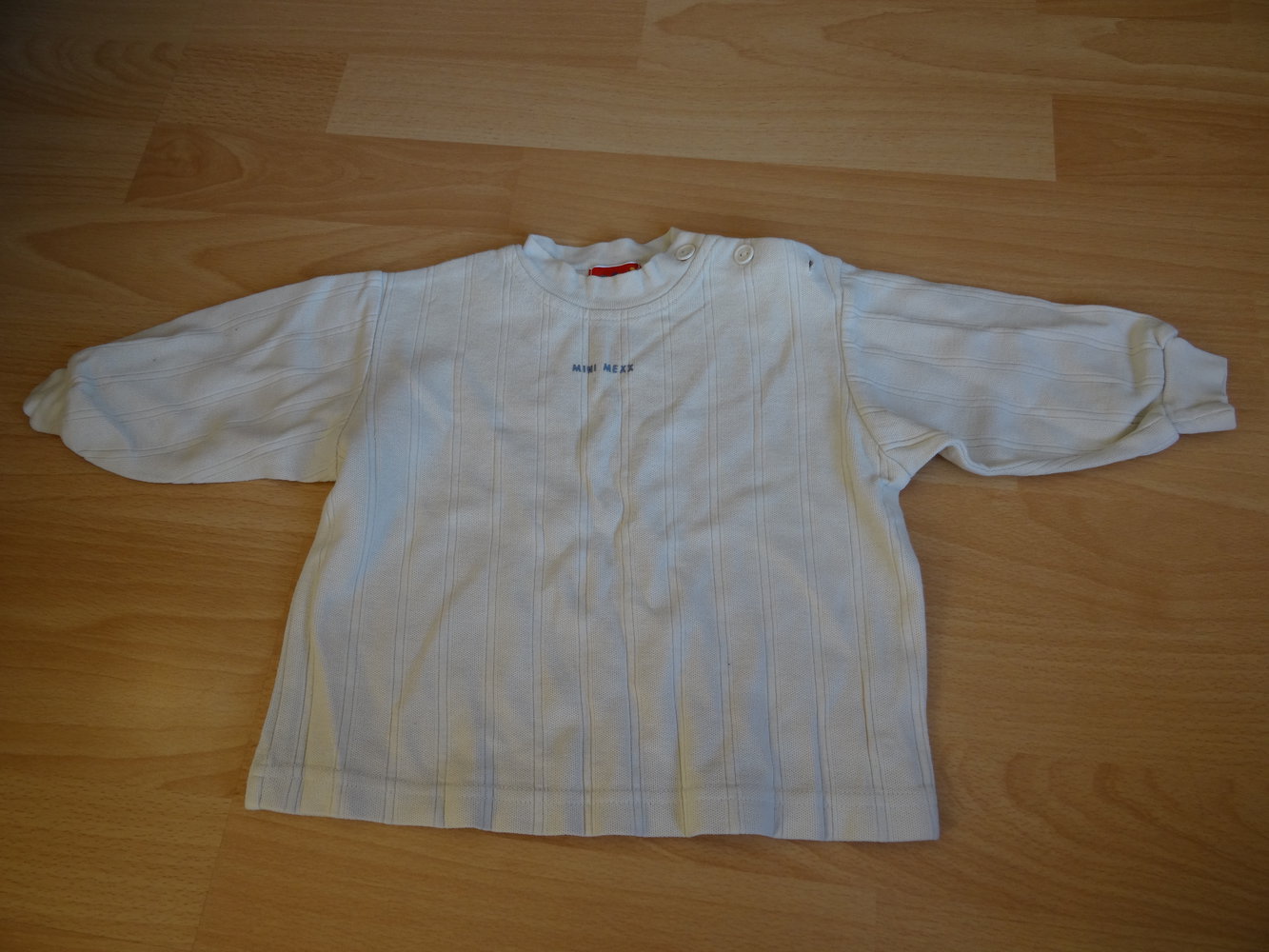 Mini Mexx Pulli beige Langarmshirt Gr. 68 - 9 Monate 