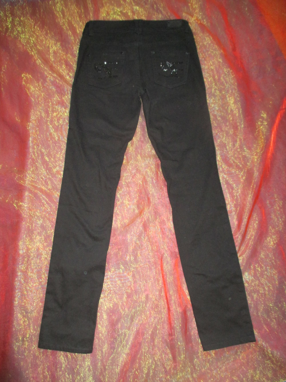 NEU * Swarovski * Strass * Kristall- Steine * Röhren * JEANS- HOSE * JEGGING * LEGGING 