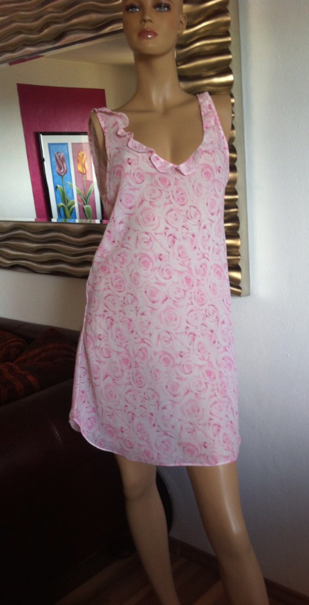 oll* Nachtkleid in schönem floral Muster Größe M