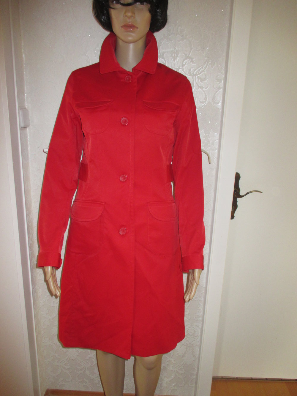 NEU * Übergangs * Sommer * Trench Coat * Mantel * Long Jacke 