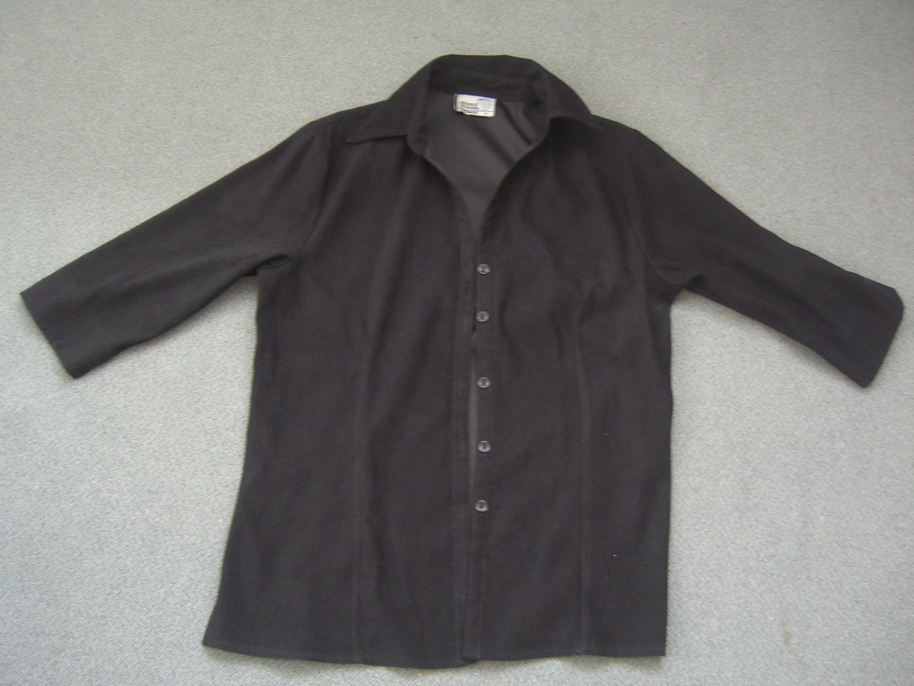 Elegante schwarze Bluse