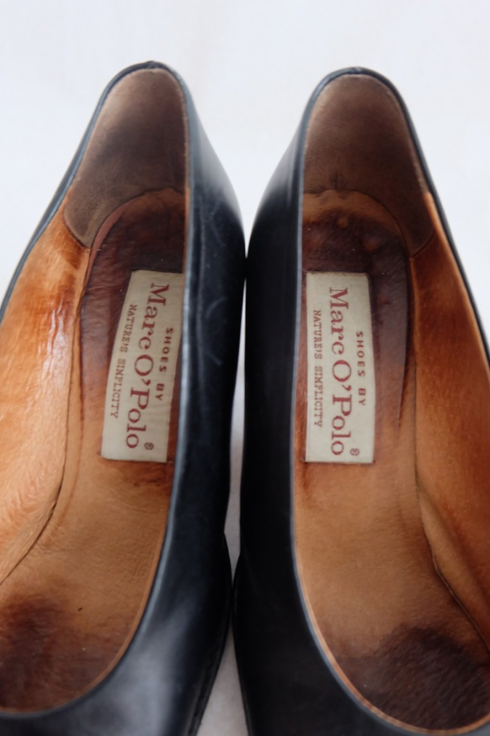 Marc O'Polo - Pumps (damen) mit Block Absatz in schwarz schlicht edel elegant