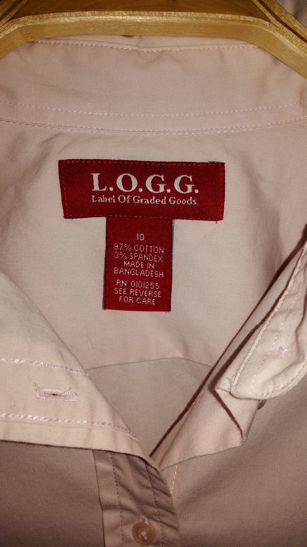 Rosa Bluse in Größe 10