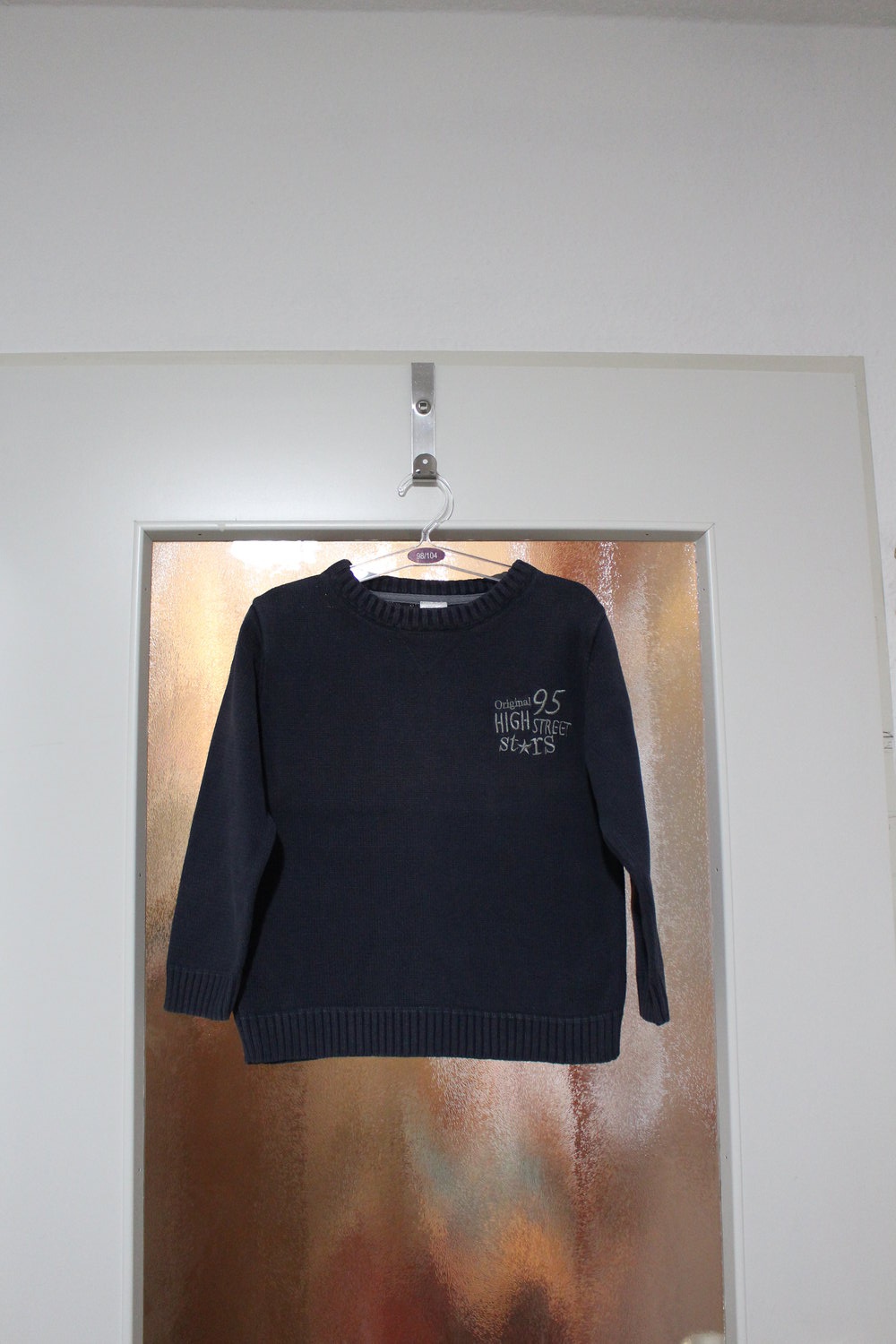 114. Pullover von C&A/Palomino, dunkelblau, Gr. 110