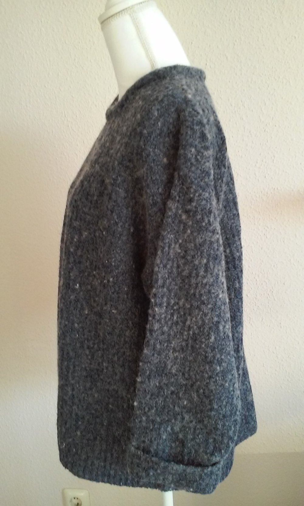 Pullover Pulli Überzieher in Jeansblau