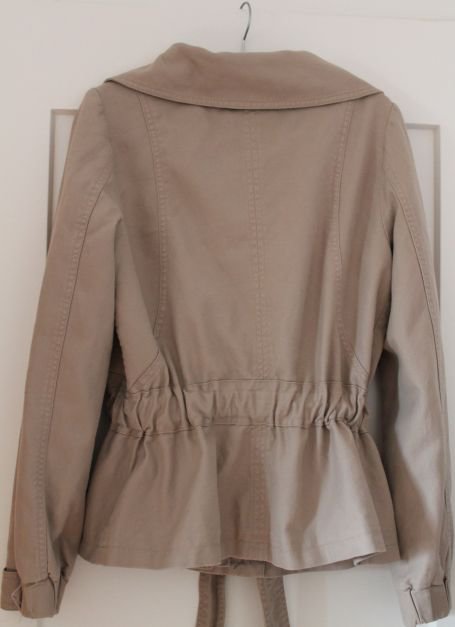 Jacke, Trenchjacke, Beige / taupe, H&M, 36 / S