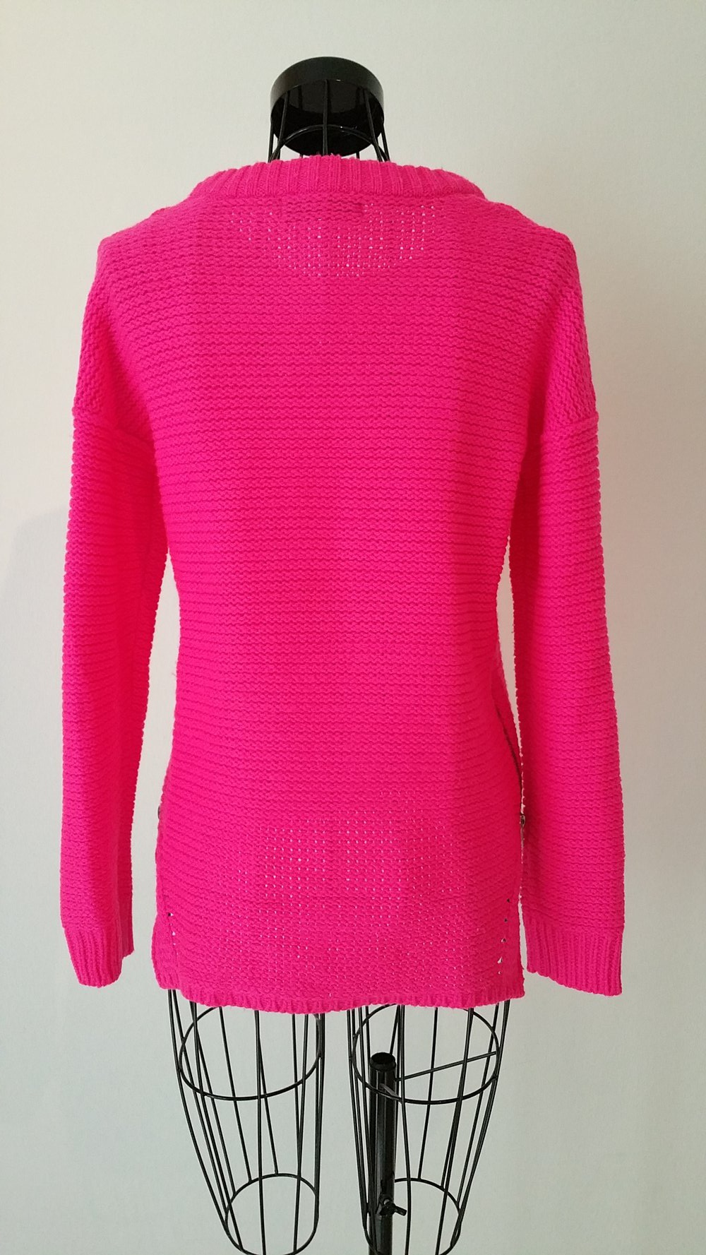 Pullover, strick, pink