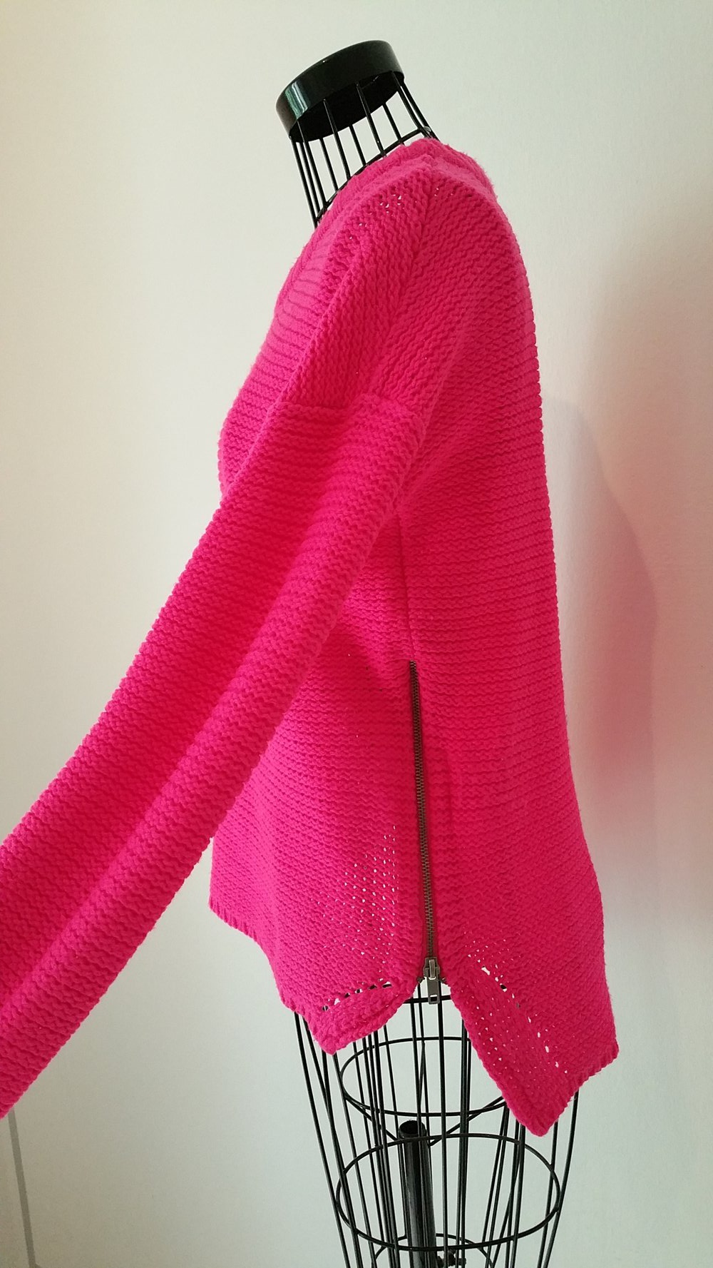 Pullover, strick, pink