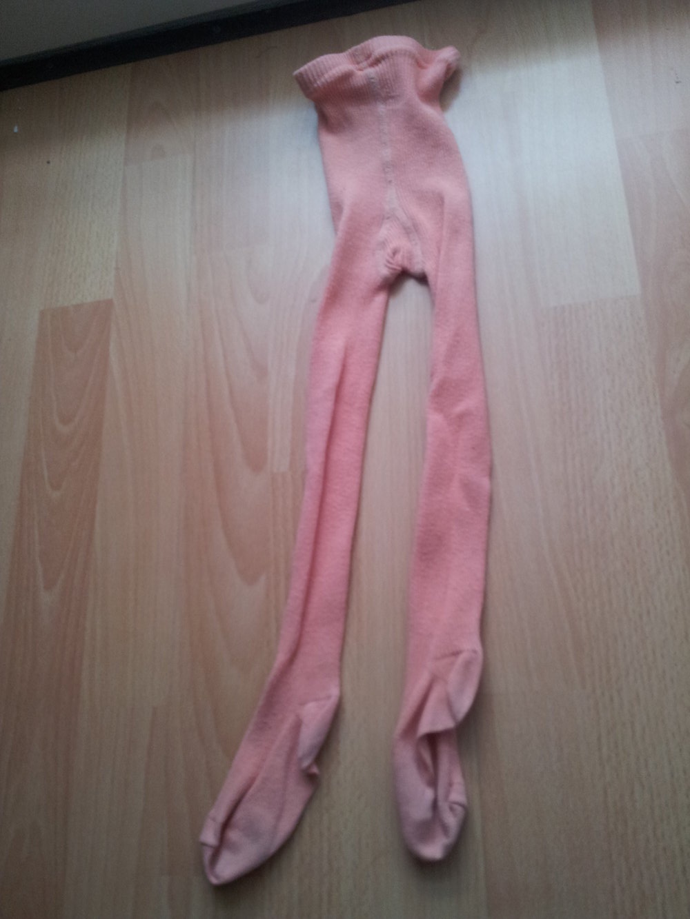  Strumpfhose lachs Gr. 86/92