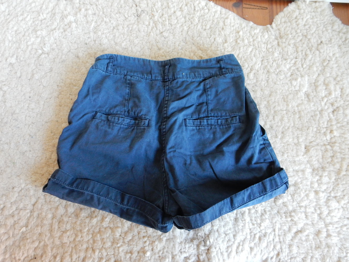 blaue Chino Shorts