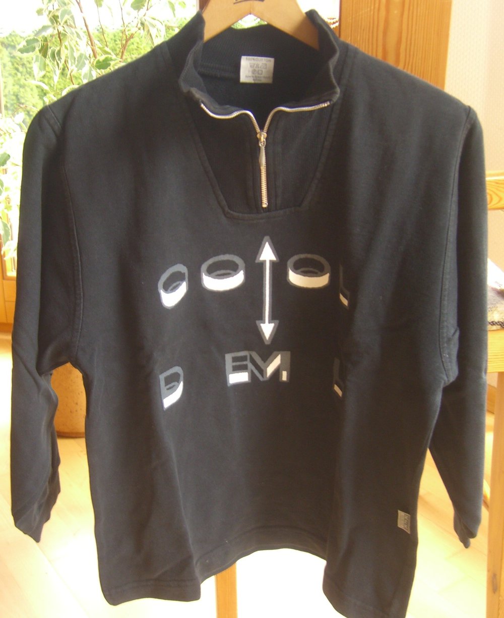 Sweatshirt, schwarz